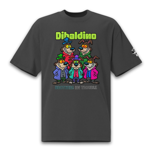 Brothers in Trouble Crew – Oversized Cotton T-Shirt