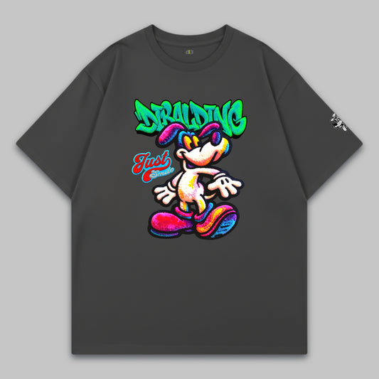 Just smile – Oversize Baumwoll-T-Shirt