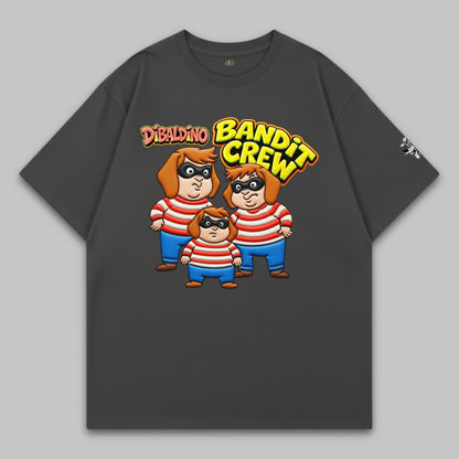 Bandit Crew – Oversize Baumwoll-T-Shirt