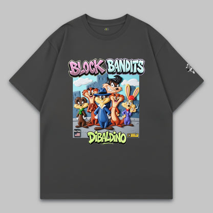 Block Bandits Crew – Oversize Baumwoll-T-Shirt