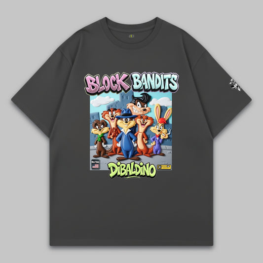 Block Bandits Crew – Oversized Cotton T-Shirt