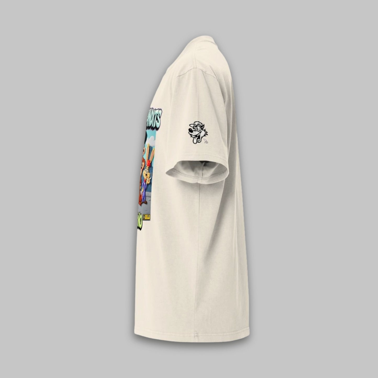 Block Bandits Crew – Oversize Baumwoll-T-Shirt