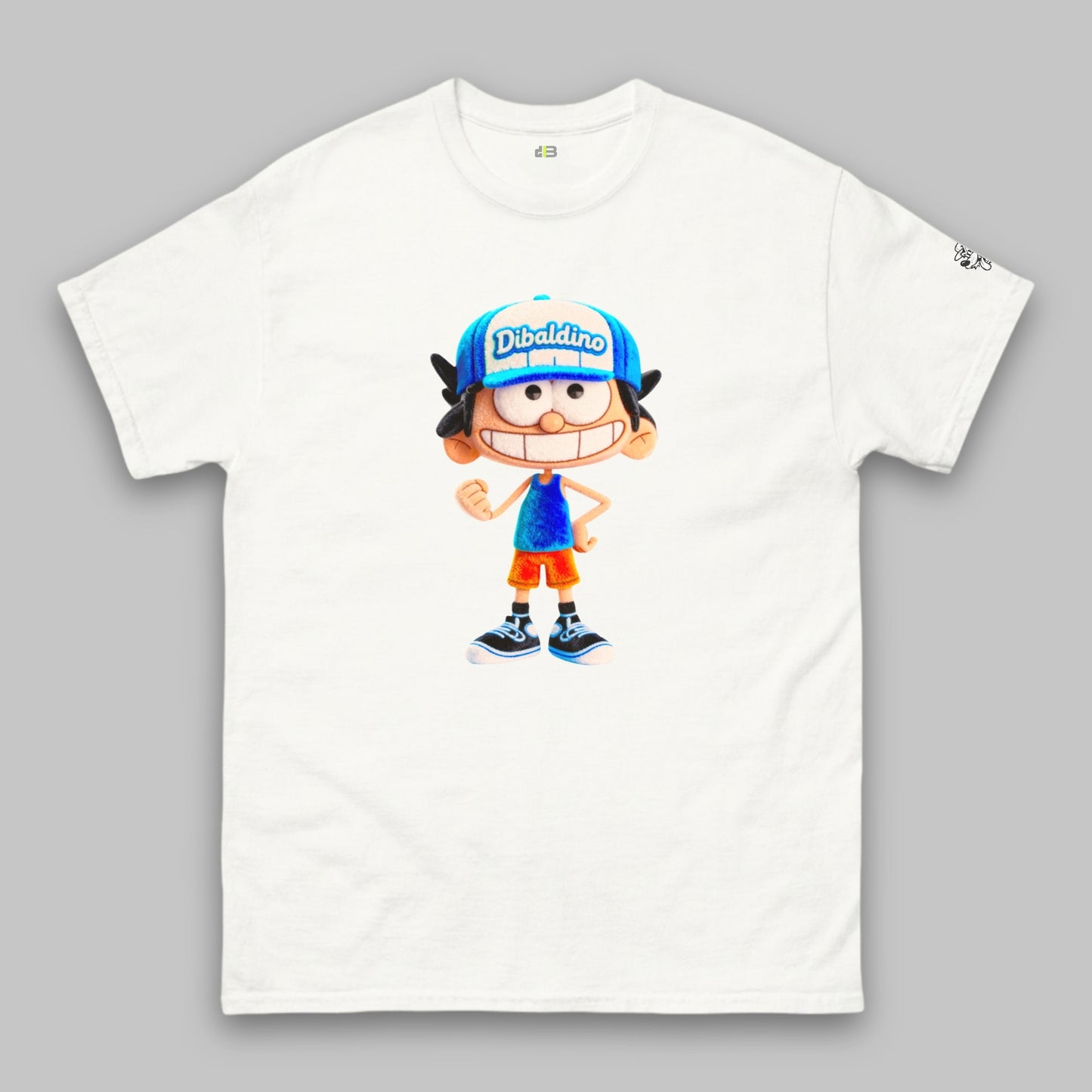 Blue Cap Smiley Boy – Unisex Classic T-Shirt