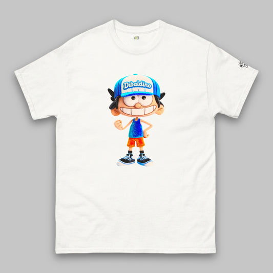 Blue Cap Smiley Boy – Unisex Classic T-Shirt