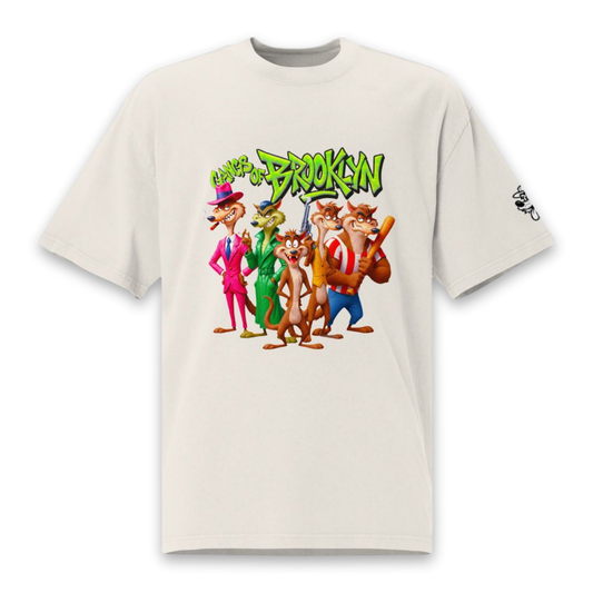Brooklyn Trouble Gang – Oversized Cotton T-Shirt
