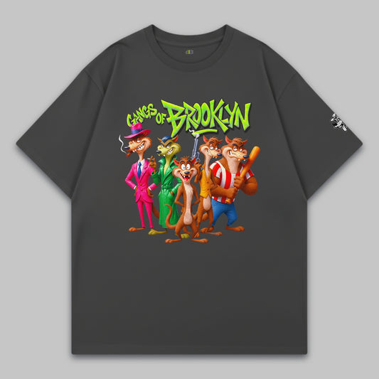 Brooklyn Trouble Gang – Oversized Cotton T-Shirt