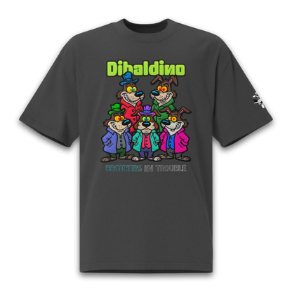 Brothers in Trouble Crew – Oversized Cotton T-Shirt