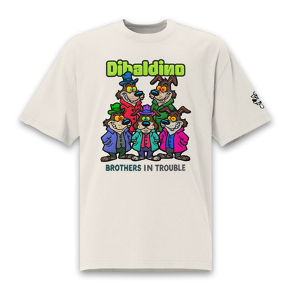 Brothers in Trouble Crew – Oversized Cotton T-Shirt