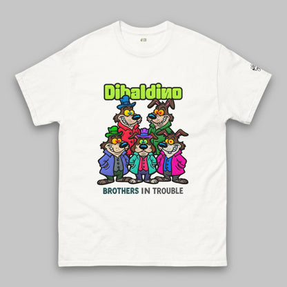 Brothers in Trouble Crew – Klassisches Unisex-T-Shirt