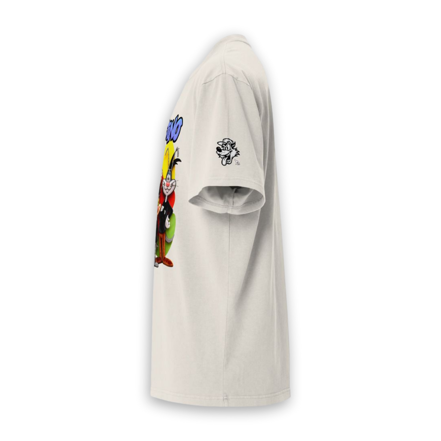 Cartoon Crew Squad – Oversized Cotton T-Shirt