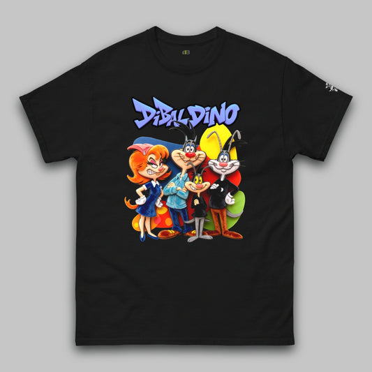 Cartoon Crew Squad – Klassisches Unisex-T-Shirt