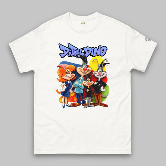 Cartoon Crew Squad – Klassisches Unisex-T-Shirt