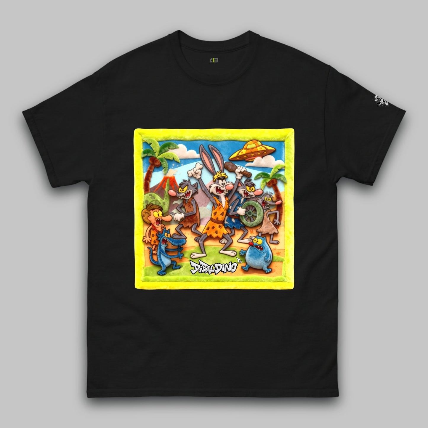 Caveman Chaos Squad – Klassisches Unisex-T-Shirt