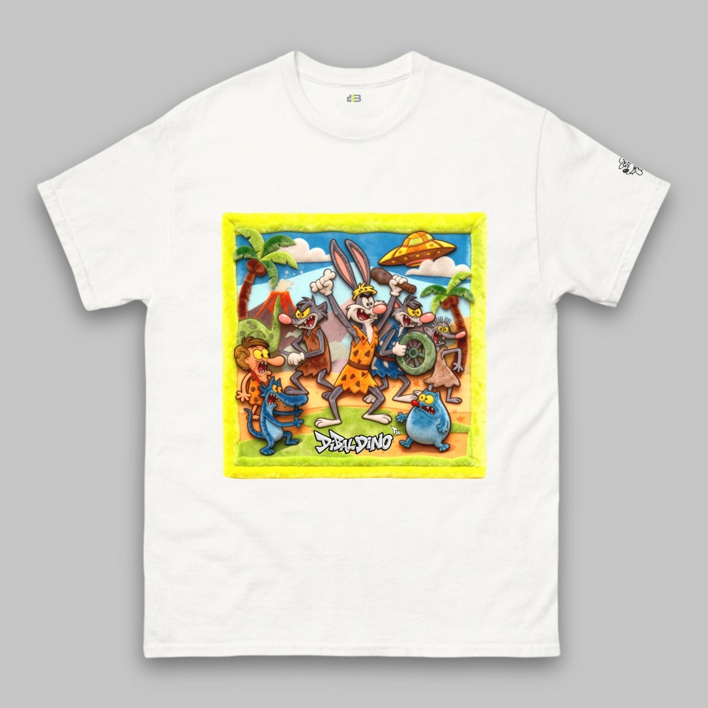 Caveman Chaos Squad – Klassisches Unisex-T-Shirt