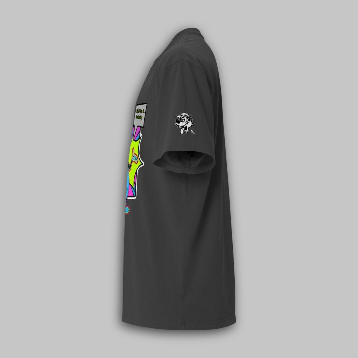Chaos Cat Neon Edition – Oversize Baumwoll-T-Shirt