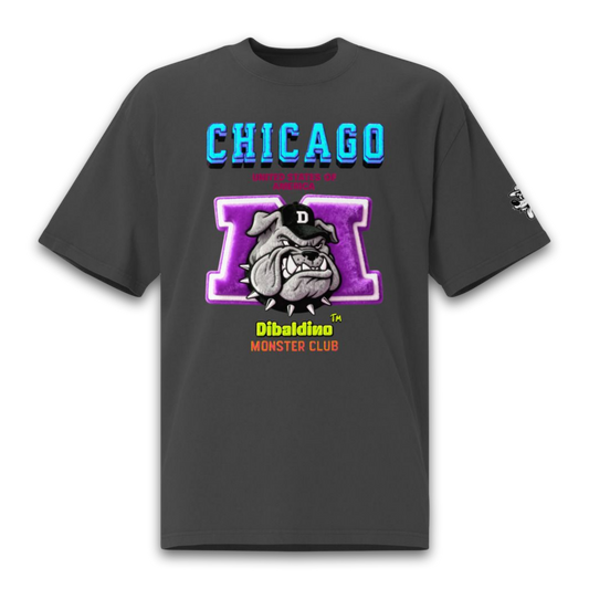 Chicago Bulldog Attitude – Oversized Cotton T-Shirt