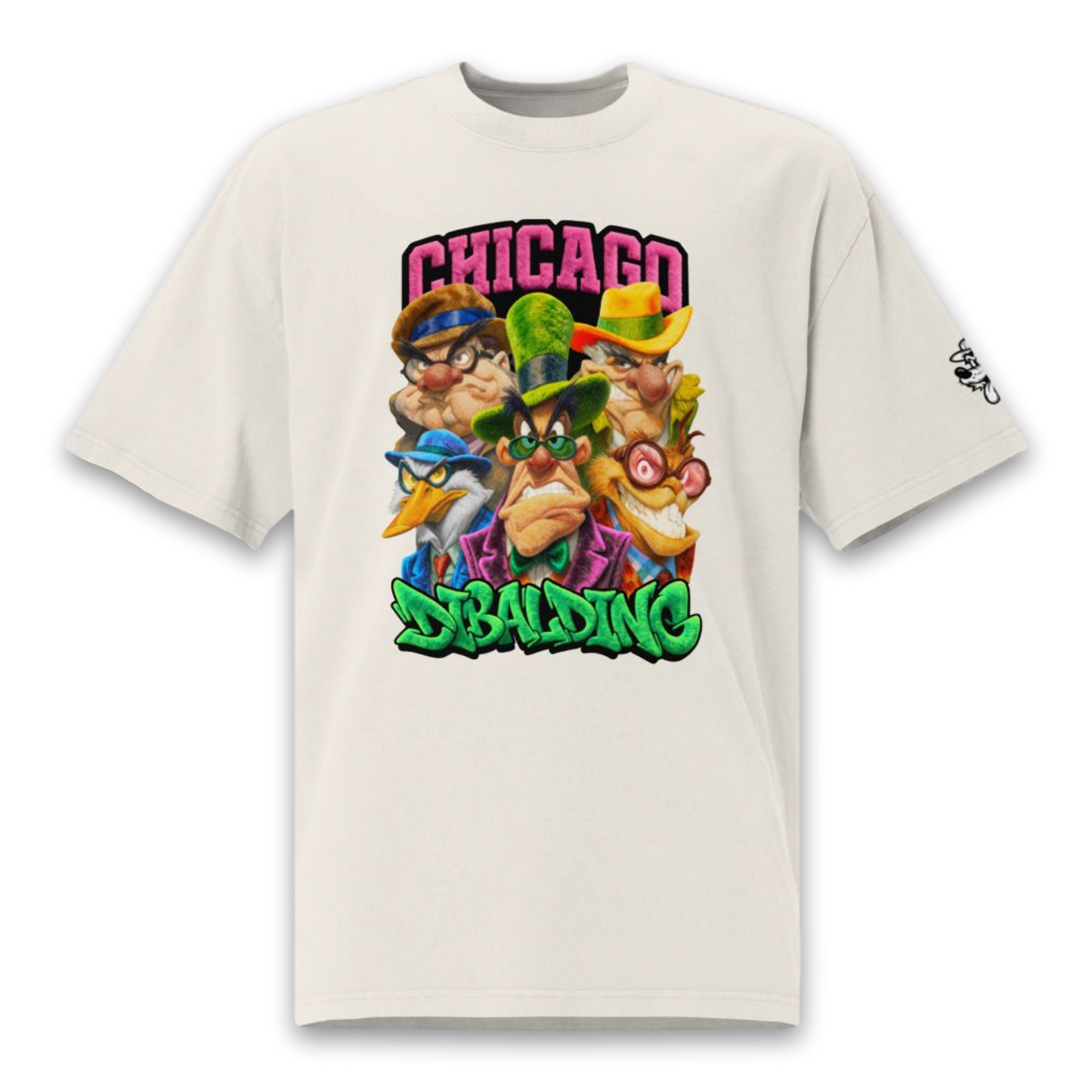 Chicago Street Mafia Crew – Oversized Cotton T-Shirt