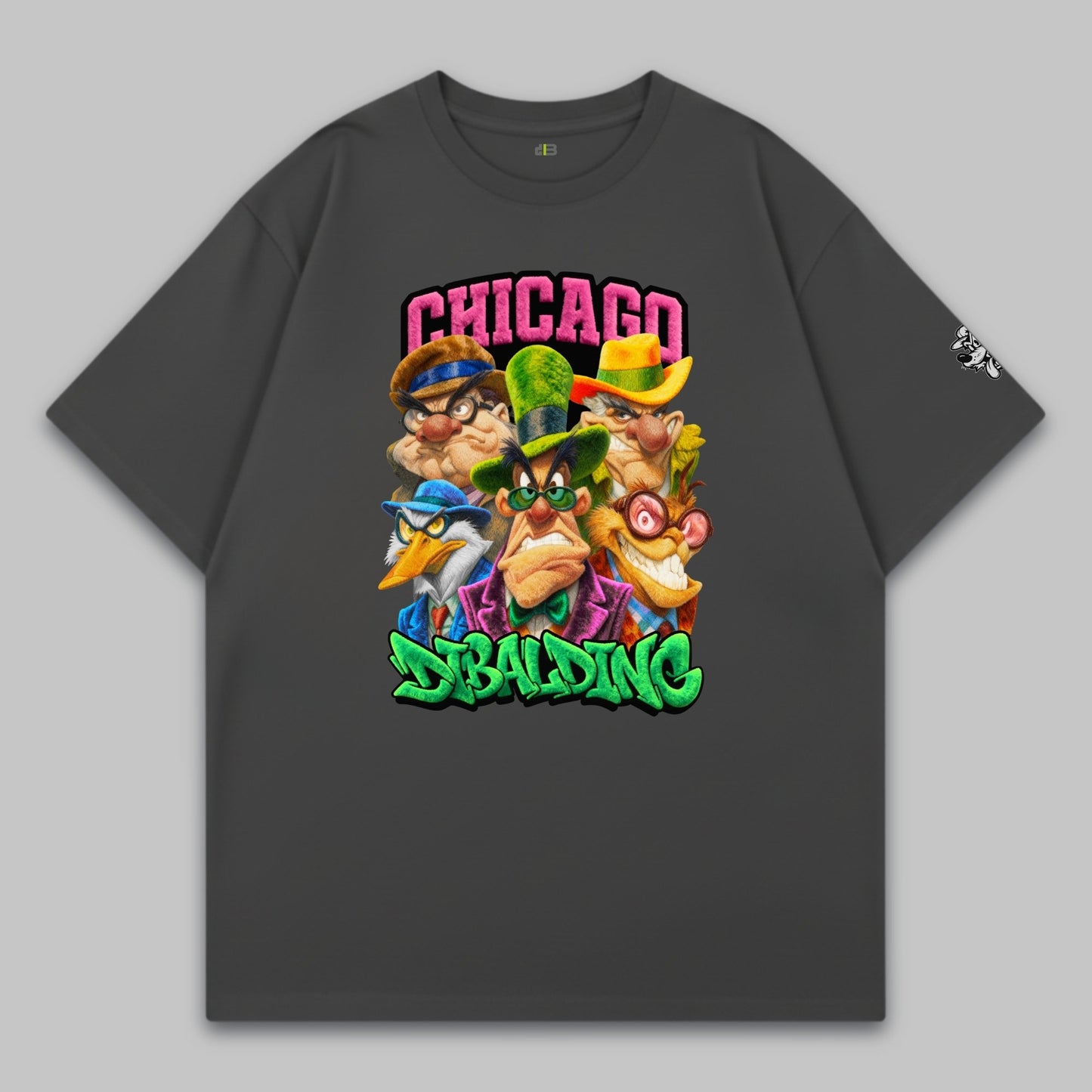 Chicago Street Mafia Crew – Oversize Baumwoll-T-Shirt