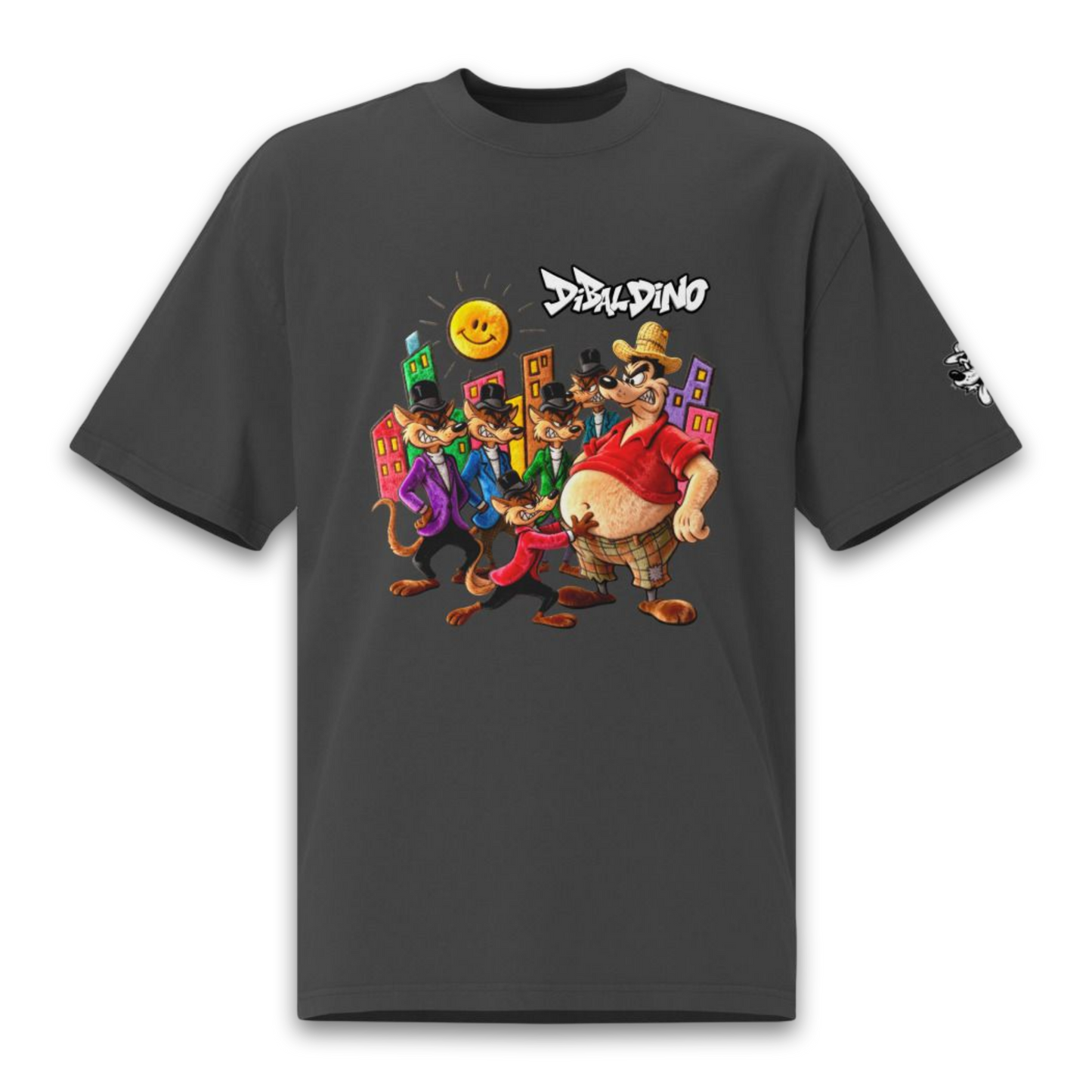 City Gang Showdown – Oversized Cotton T-Shirt