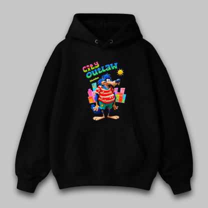 City Outlaw Wolf – Unisex Hoodie