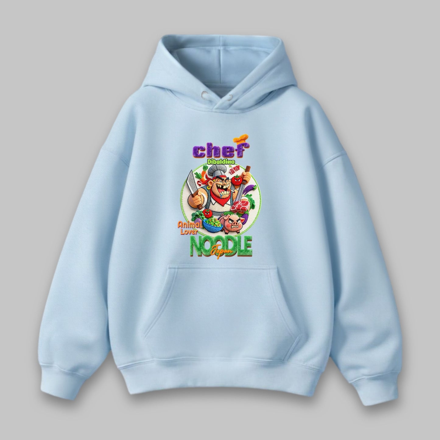 Crazy Noodle Chef – Unisex Hoodie