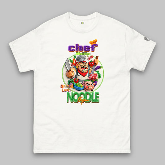 Crazy Noodle Chef – Unisex Classic T-Shirt