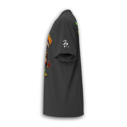 Dangerous When Hungry Monster – Oversized Cotton T-Shirt