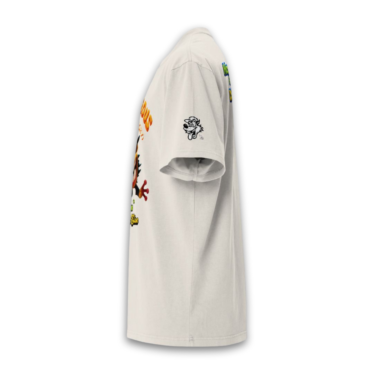 Dangerous When Hungry Monster – Oversized Cotton T-Shirt