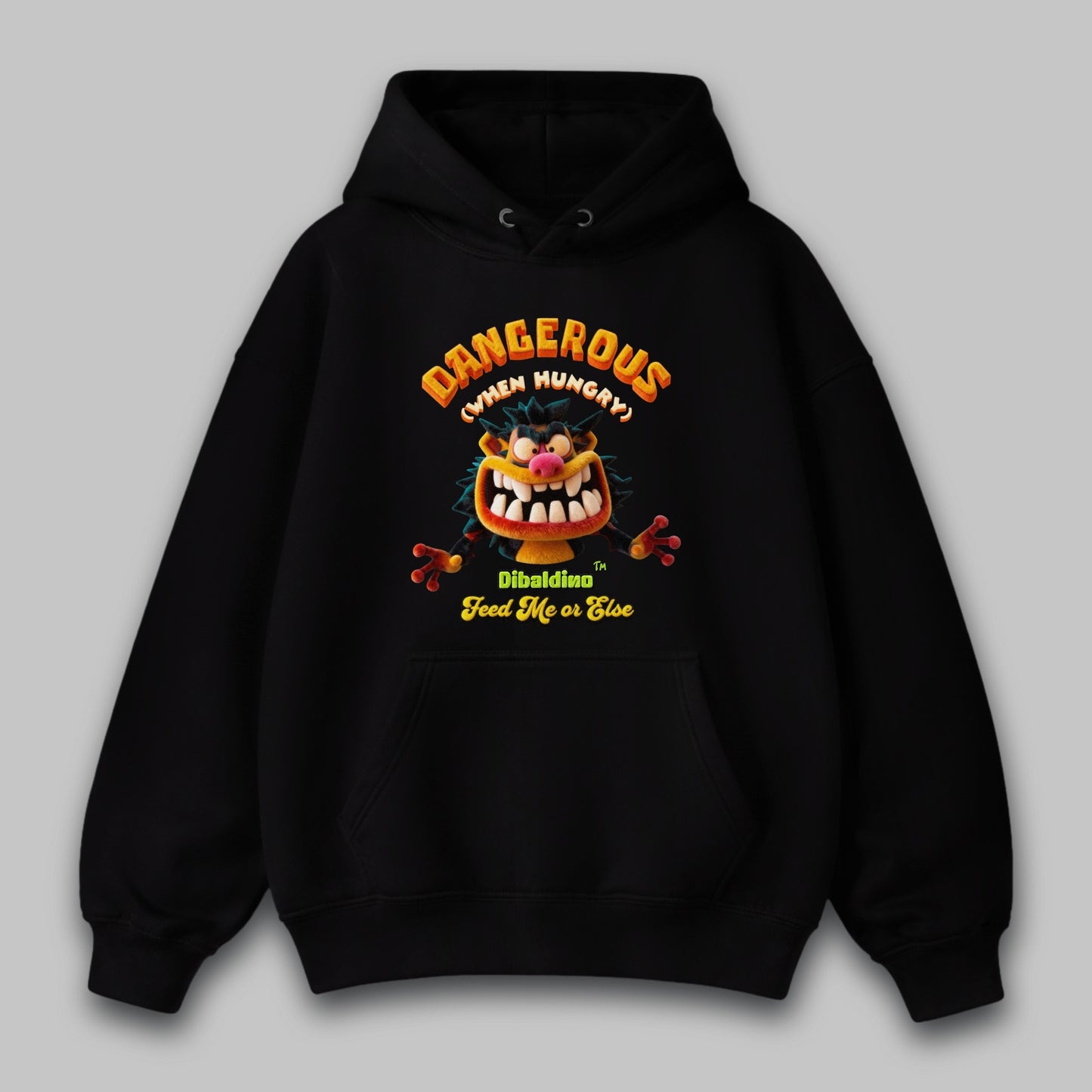 Dangerous When Hungry Monster – Unisex Hoodie