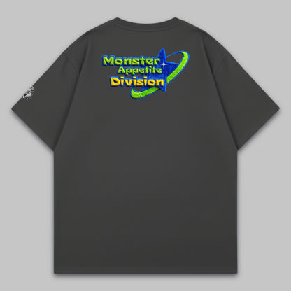 Dangerous When Hungry Monster – Oversized Cotton T-Shirt