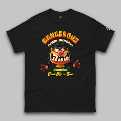 Dangerous When Hungry Monster – Klassisches Unisex-T-Shirt