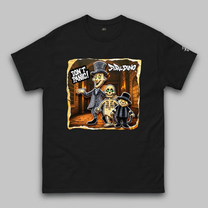 Don’t Panic Trio – Klassisches Unisex-T-Shirt