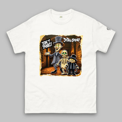 Don’t Panic Trio – Klassisches Unisex-T-Shirt