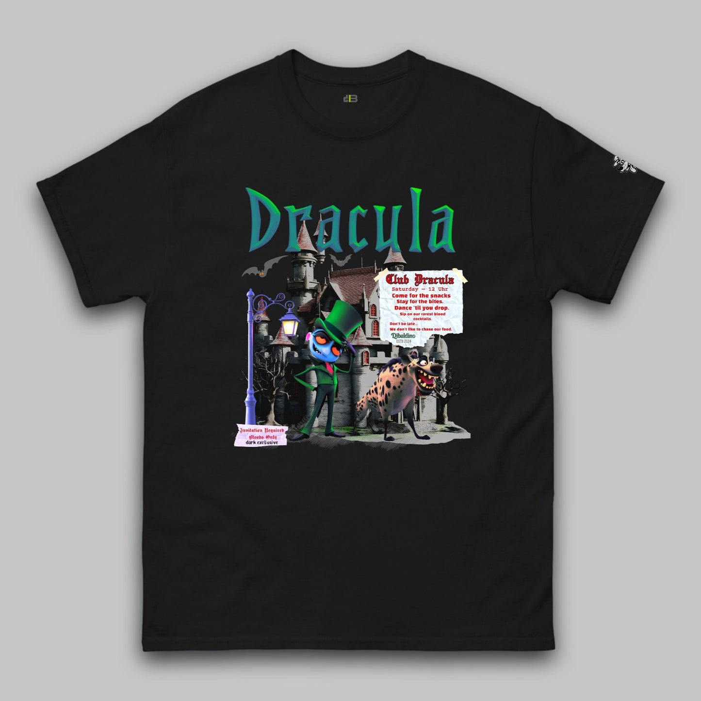 Dracula Night Club – Klassisches Unisex-T-Shirt