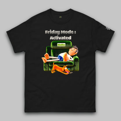 Friday Mode: Activated – Klassisches Unisex-T-Shirt