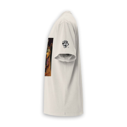 Goblin & Dog Chaos Duo – Oversized Cotton T-Shirt