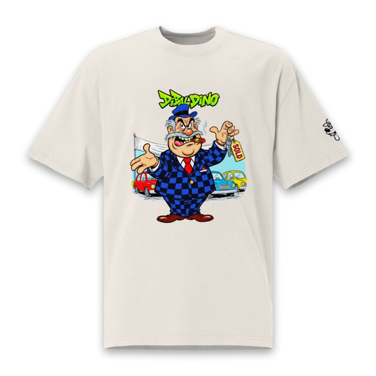 Greedy Car Dealer – Oversized Cotton T-Shirt