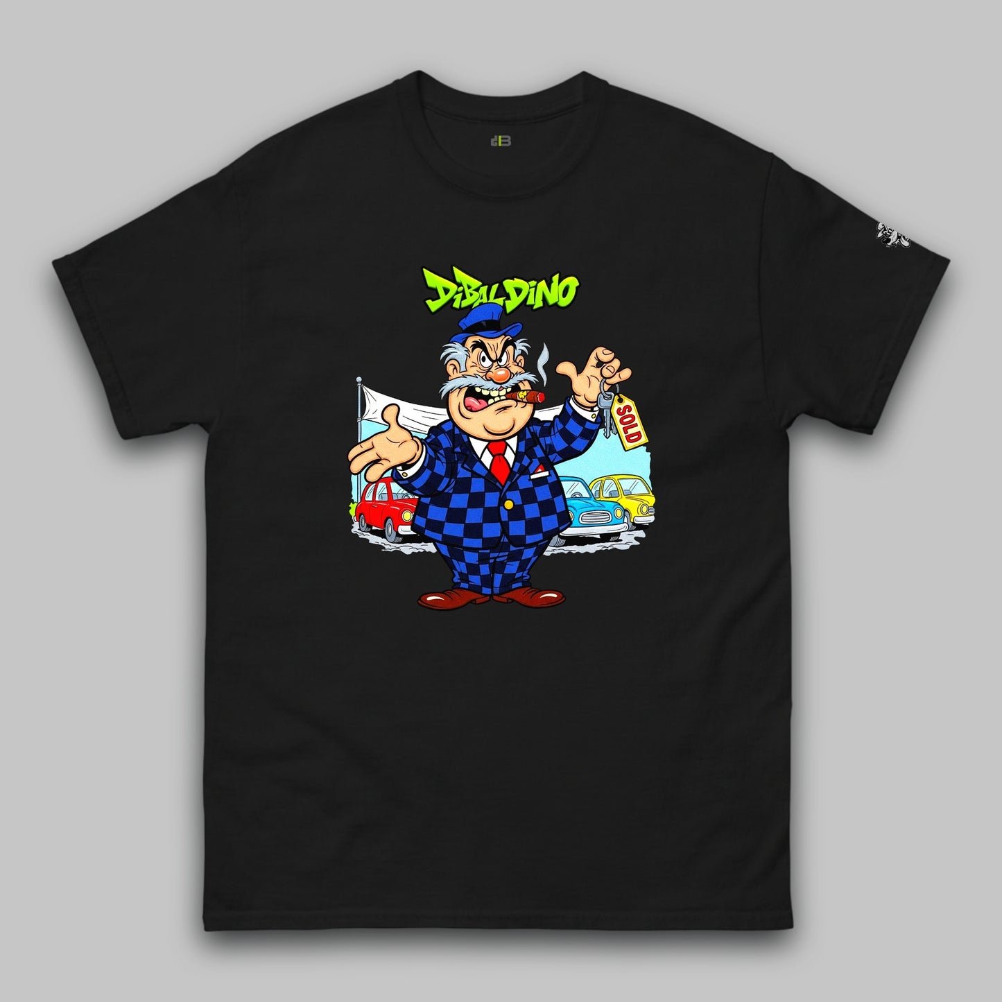 Greedy Car Dealer – Klassisches Unisex-T-Shirt