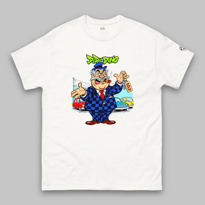 Greedy Car Dealer – Klassisches Unisex-T-Shirt