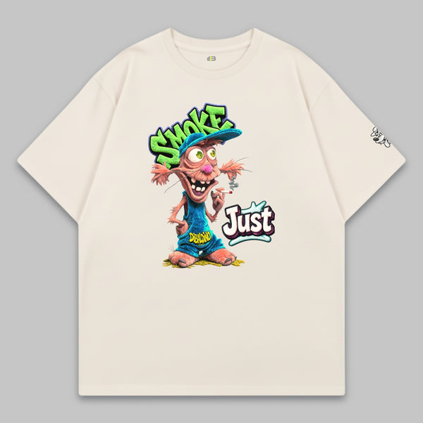 Just Smoke Vibes – Oversize Baumwoll-T-Shirt