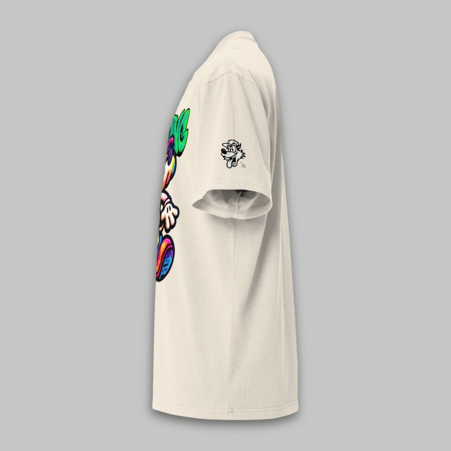 Just smile – Oversize Baumwoll-T-Shirt