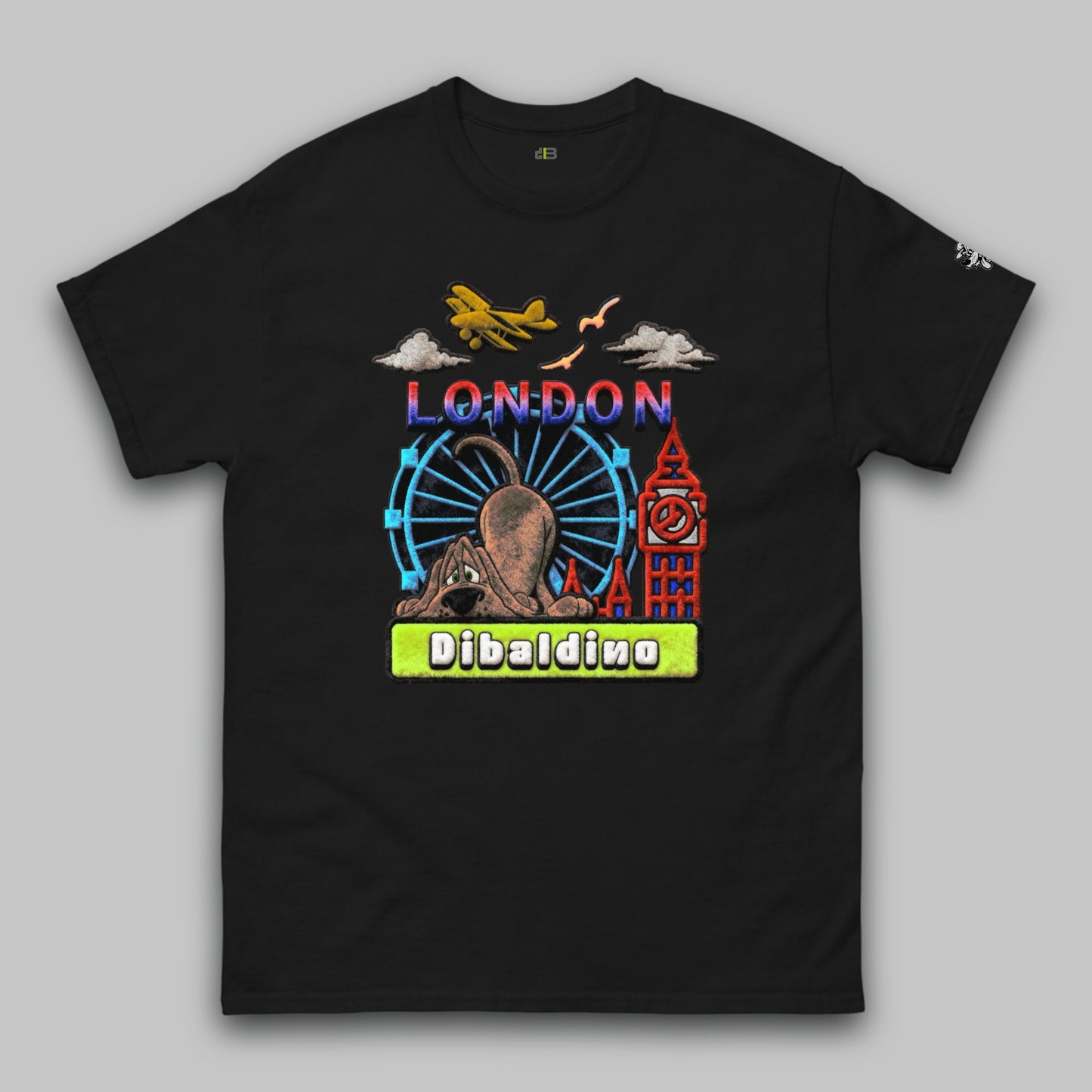 London Pup Explorer – Klassisches Unisex-T-Shirt