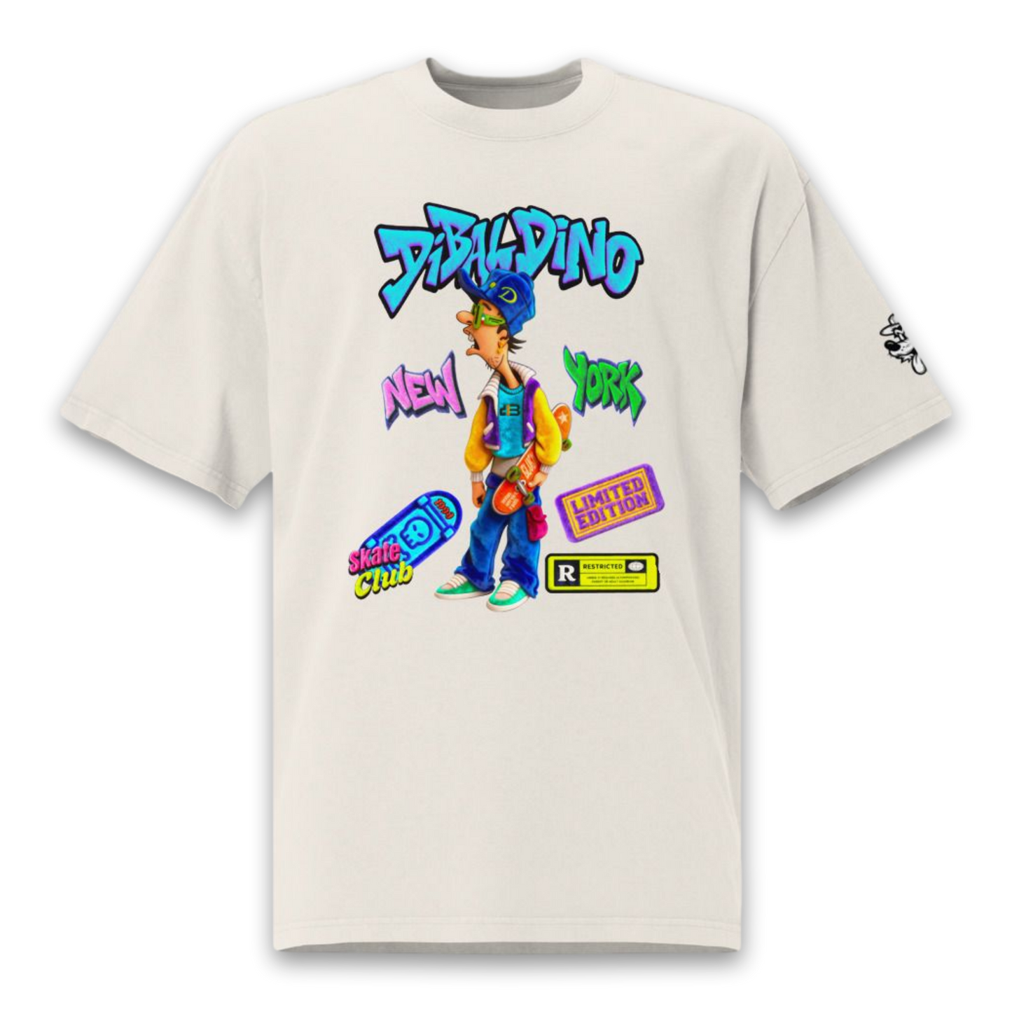 NYC Skate Rebel – Oversized Cotton T-Shirt