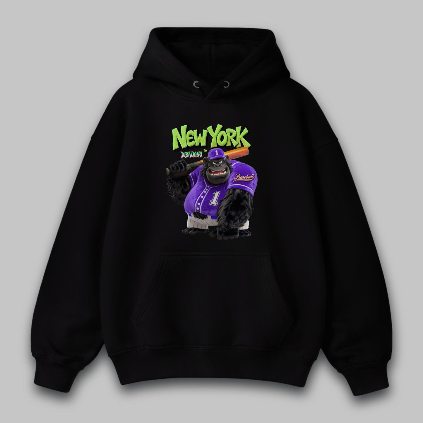 New York Gorilla Baseball – Unisex Hoodie