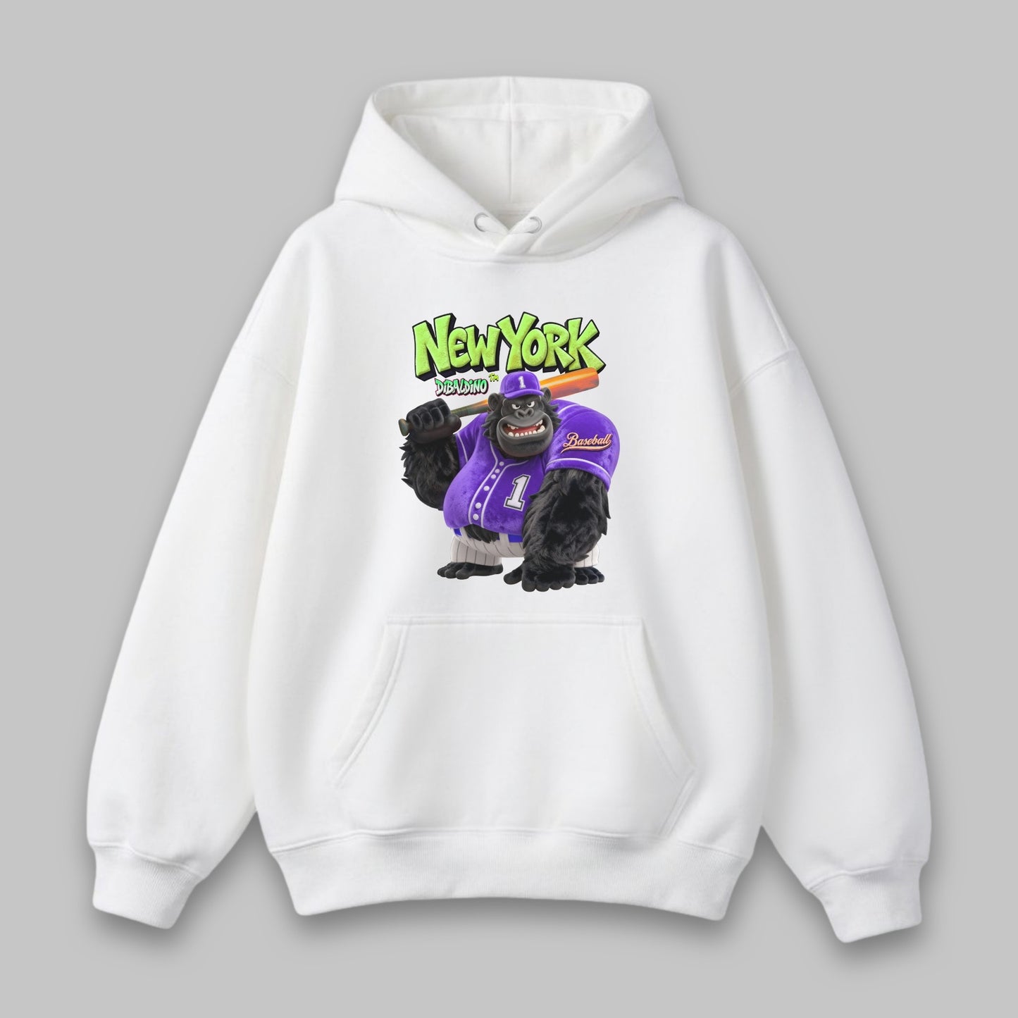 New York Gorilla Baseball – Unisex Hoodie