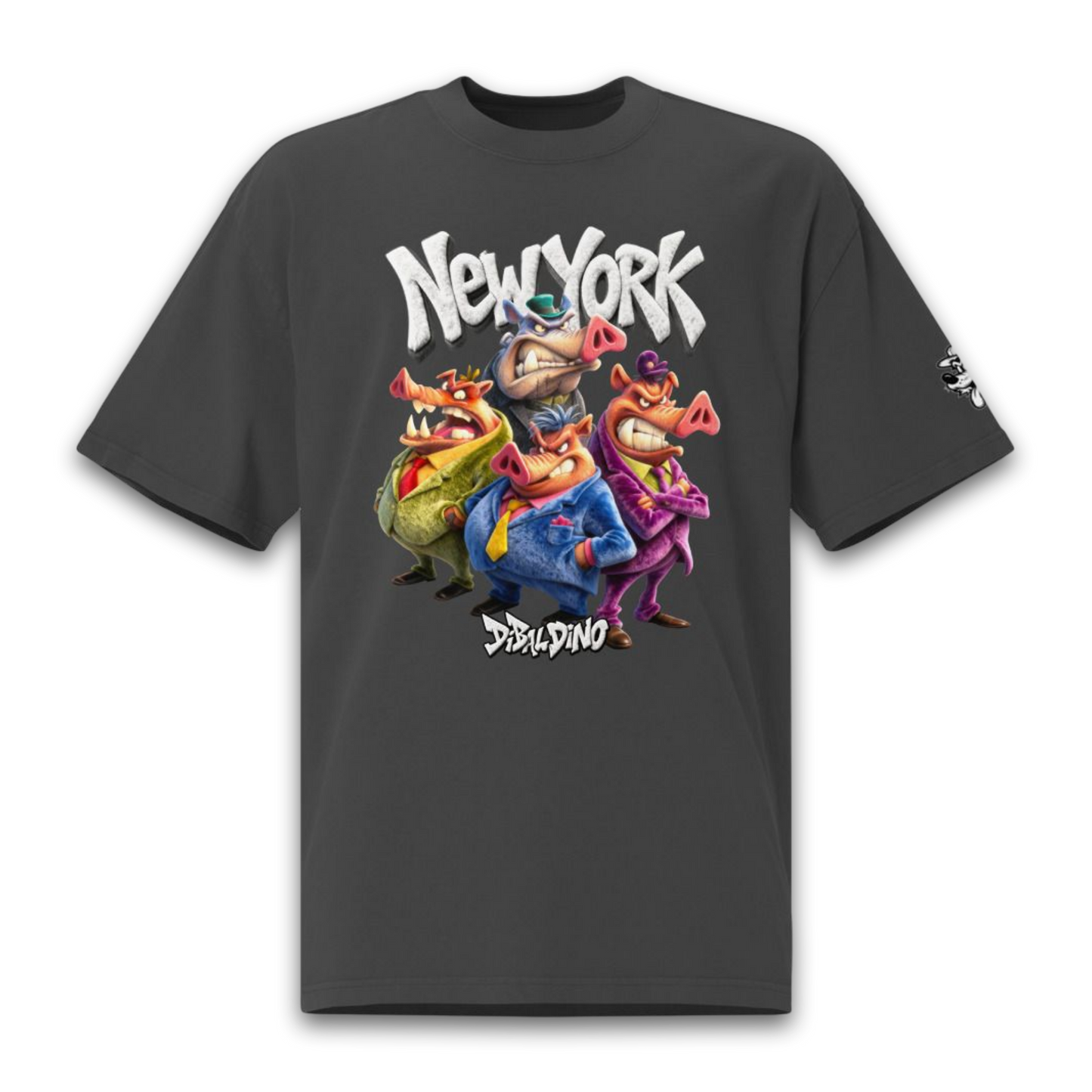New York Hog Mafia – Oversized Cotton T-Shirt
