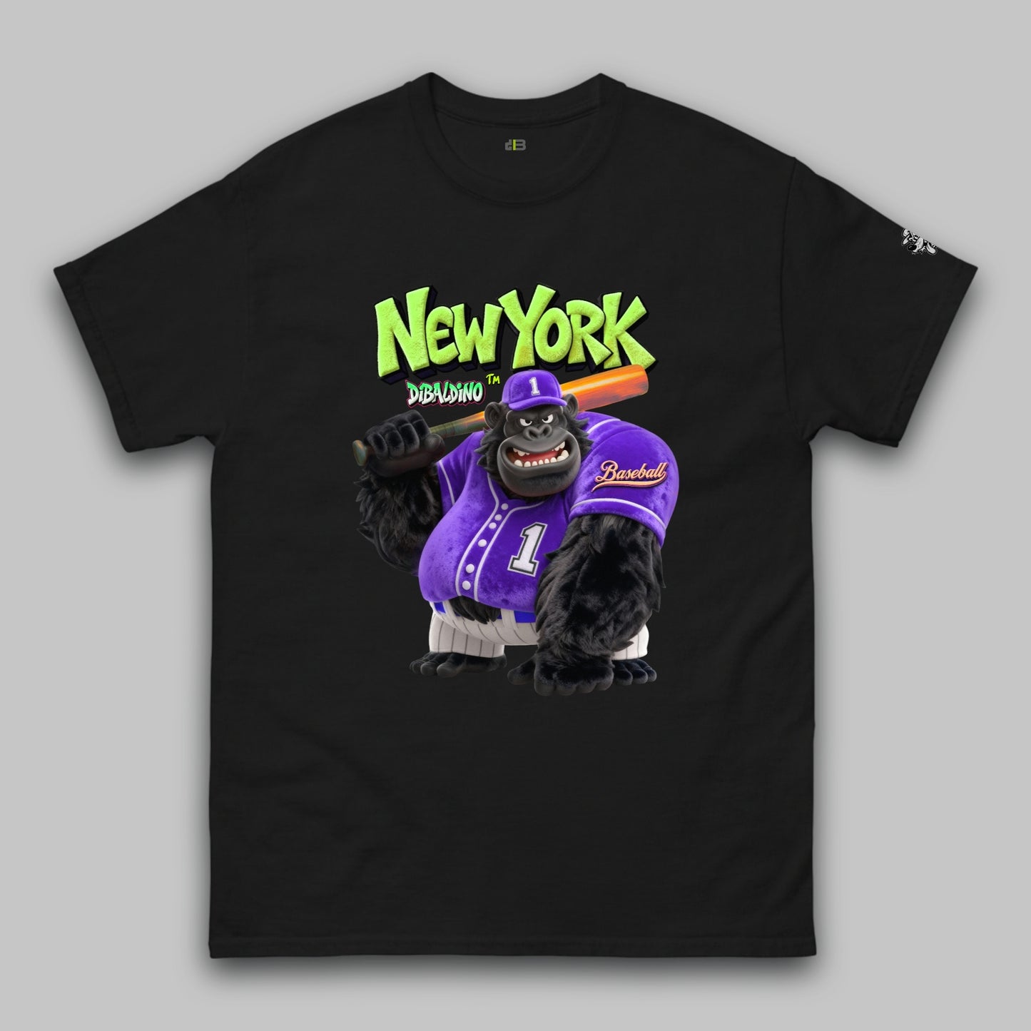 New York Gorilla Baseball – Klassisches Unisex-T-Shirt