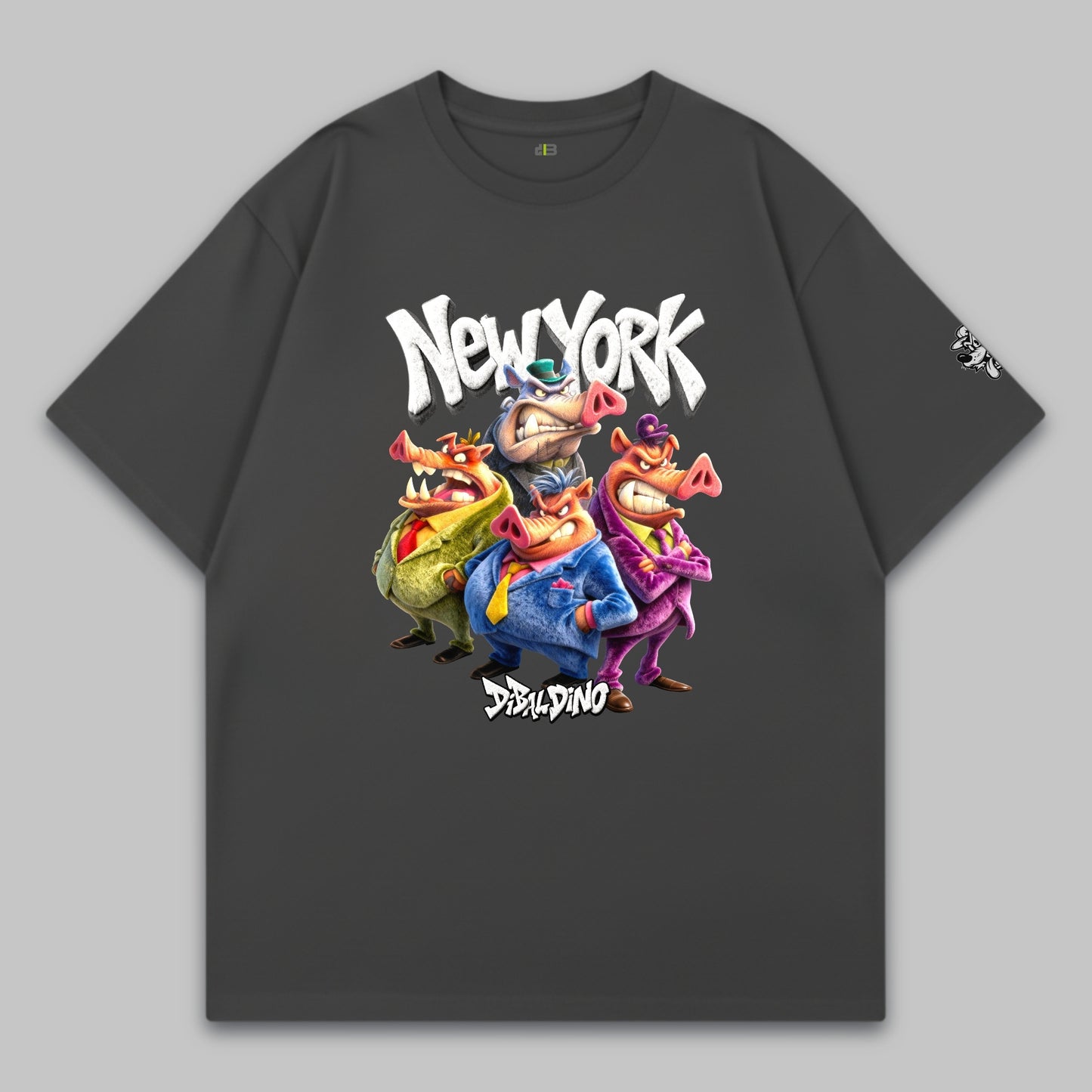 New York Hog Mafia – Oversized Cotton T-Shirt