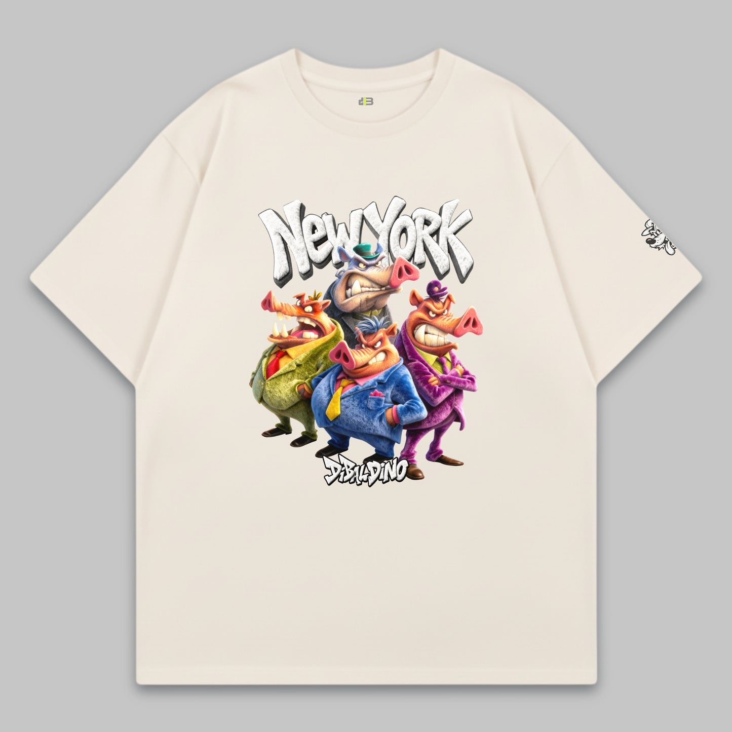 New York Hog Mafia – Oversized Cotton T-Shirt