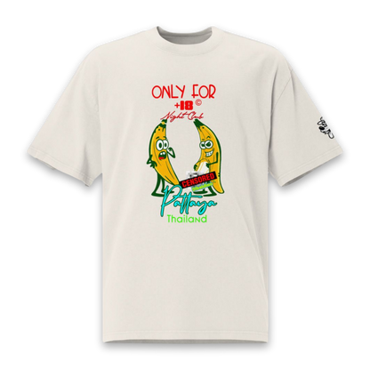 Pattaya Night Club Bananas – Adults Only Edition – Oversized Cotton T-Shirt